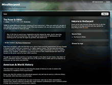 Tablet Screenshot of mindserpent.com